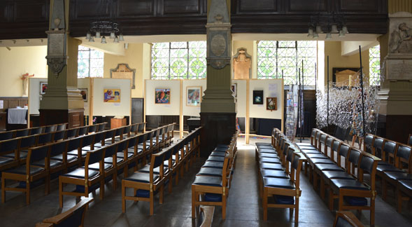Exhibition, Inside Birmingham Cathedral
